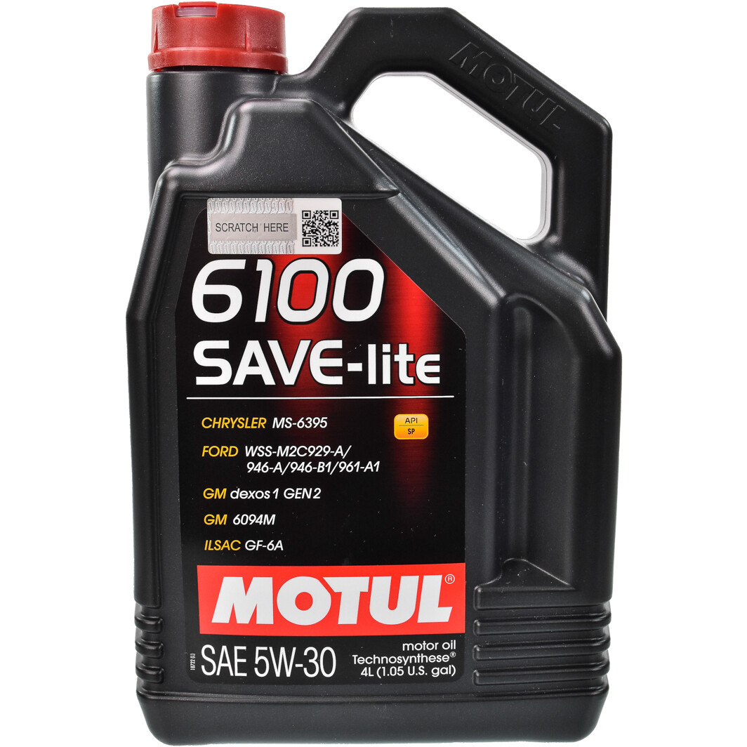 Моторное масло Motul 6100 Save-Lite 5W-30 4 л на Opel Insignia