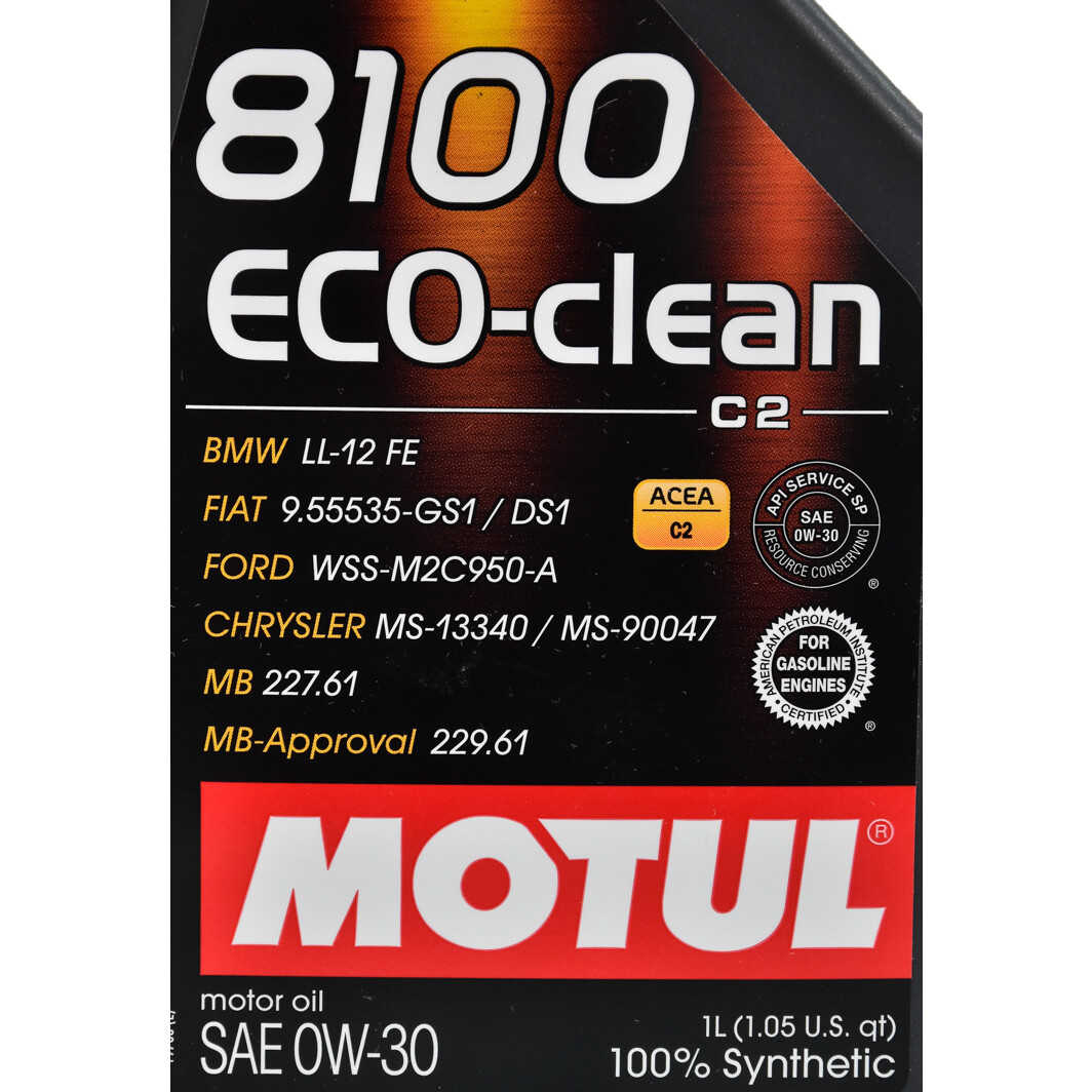 Моторное масло Motul 8100 Eco-Clean 0W-30 1 л на Audi A4