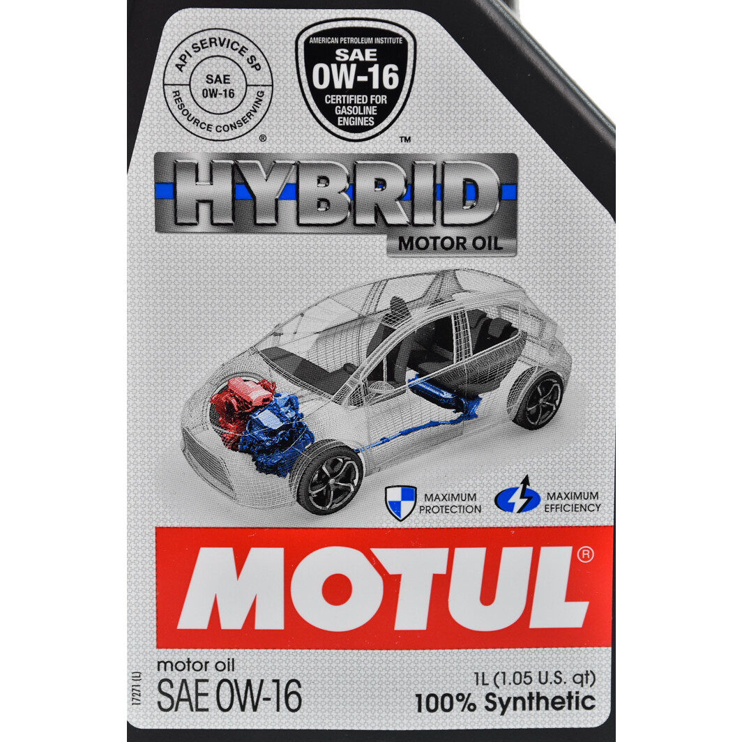 Моторное масло Motul Hybrid 0W-16 1 л на Volkswagen Phaeton