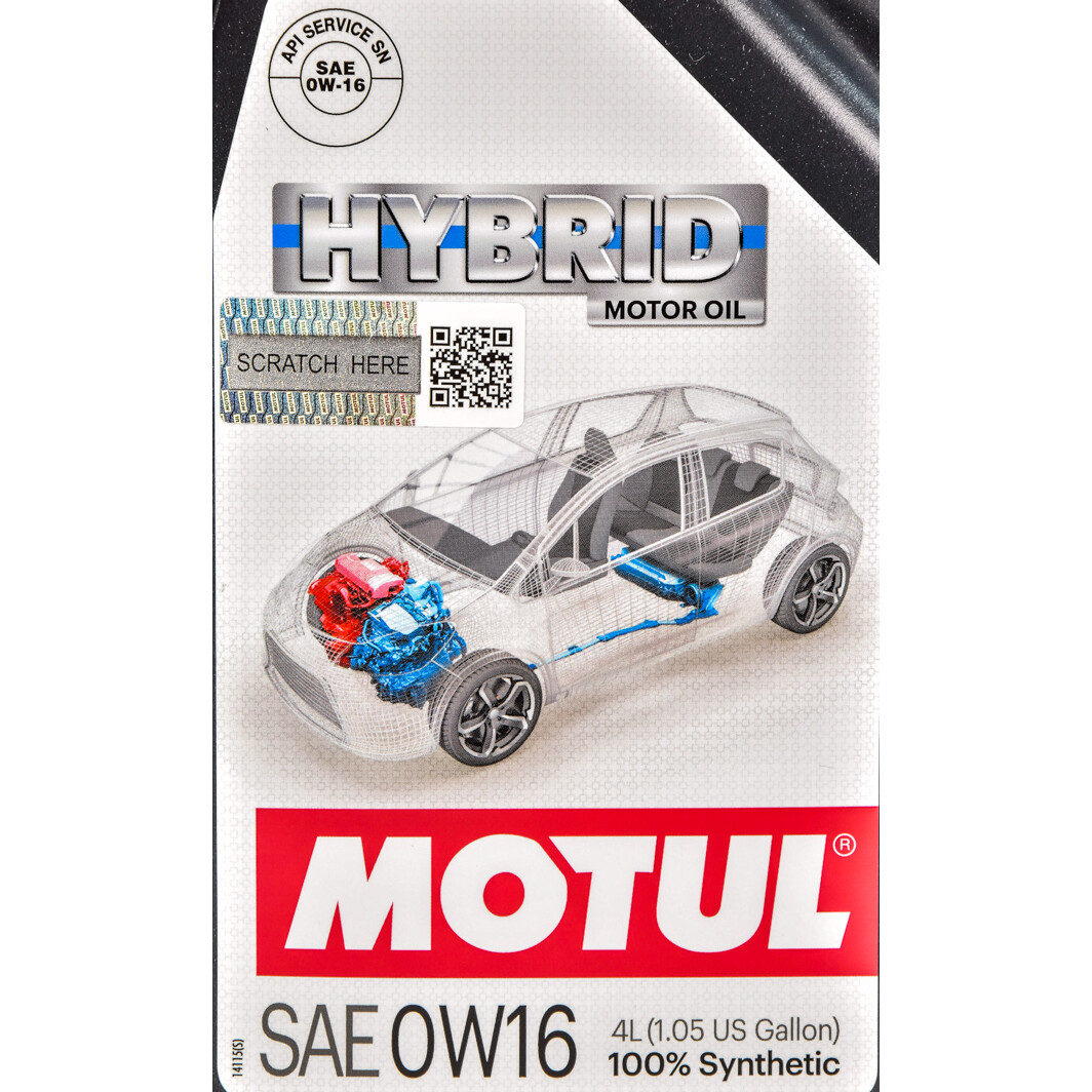 Моторное масло Motul Hybrid 0W-16 4 л на Renault Trafic