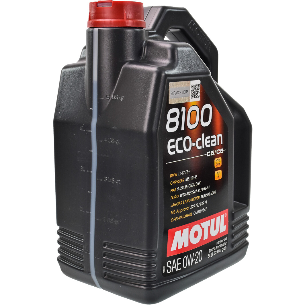 Моторное масло Motul 8100 Eco-Clean 0W-20 5 л на Ford B-Max