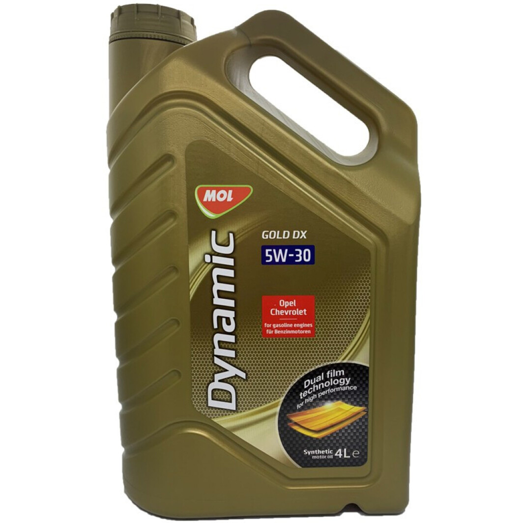 Моторное масло MOL Dynamic Gold DX 5W-30 4 л на Renault 21