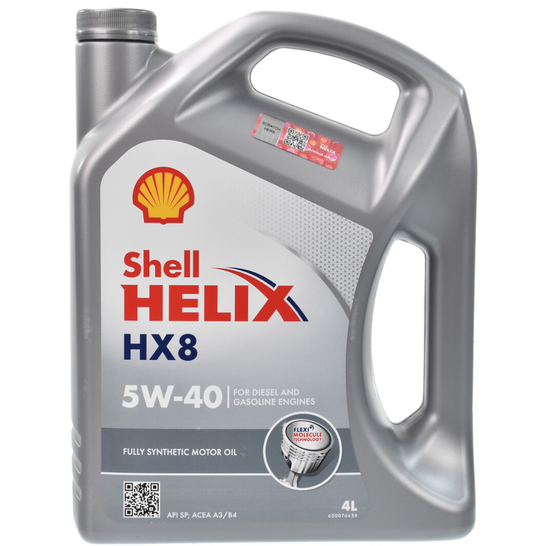 Моторное масло Shell Helix HX8 5W-40 4 л на Ford B-Max