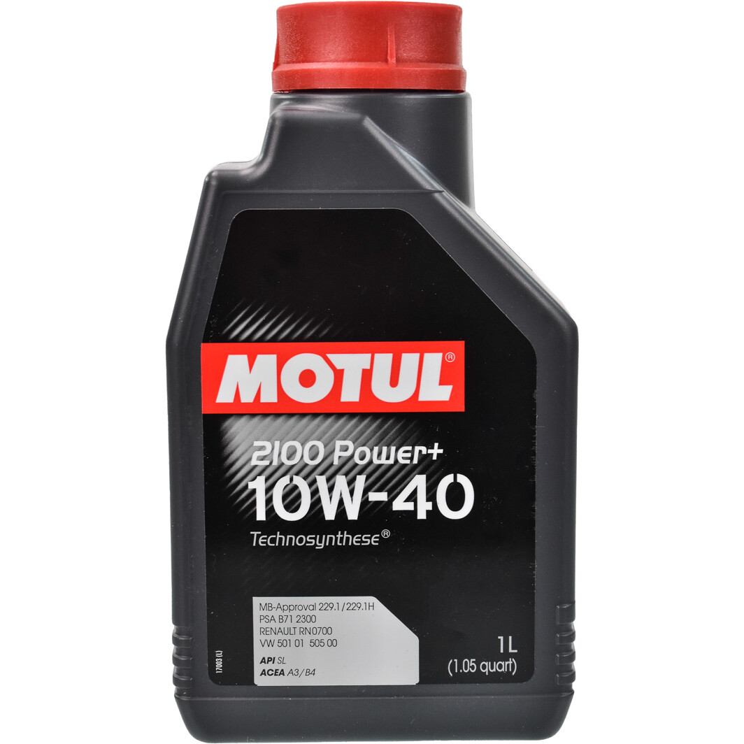 Моторное масло Motul 2100 Power+ 10W-40 1 л на BMW 1 Series