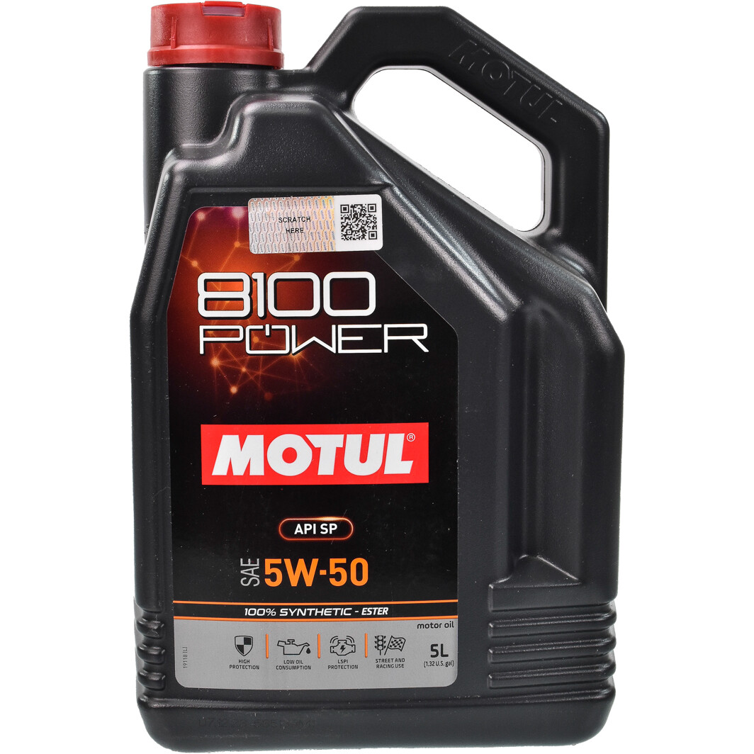Моторное масло Motul 8100 Power 5W-50 5 л на Ford Fusion