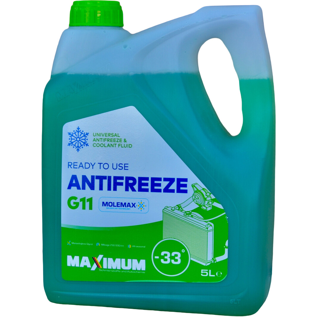 Готовый антифриз Maximum Anti-Freeze G11 зеленый -33 °C