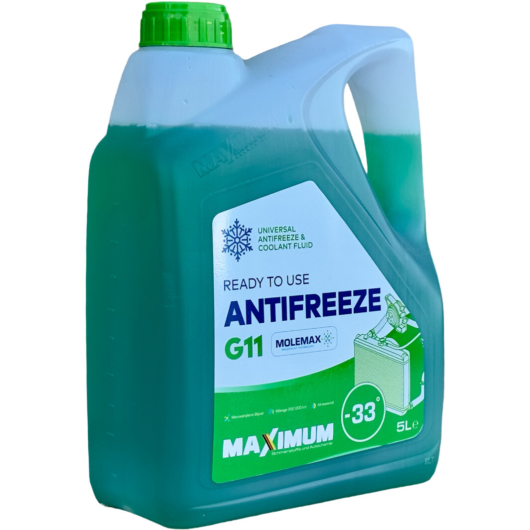 Готовый антифриз Maximum Anti-Freeze G11 зеленый -33 °C