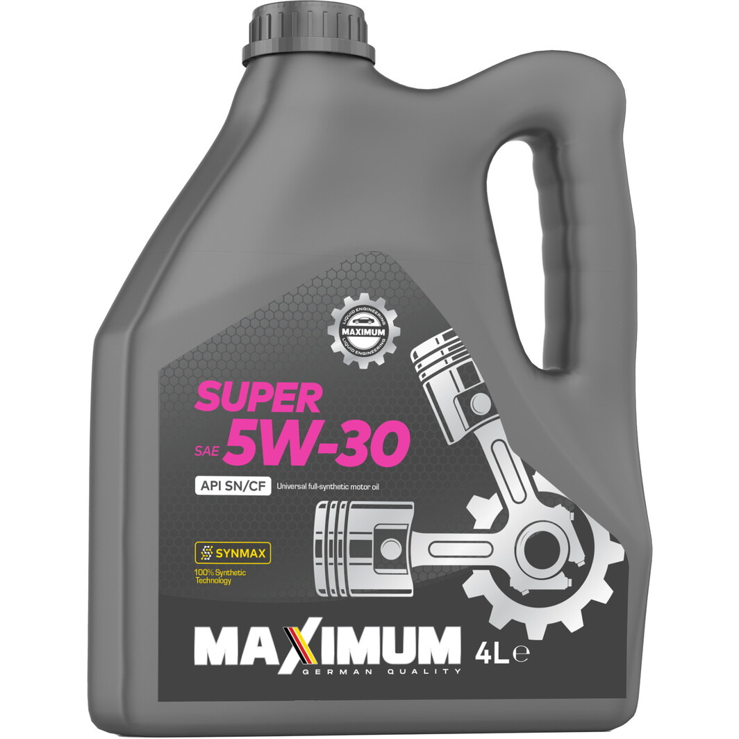 Моторна олива Maximum Super 5W-30 4 л на Peugeot 206