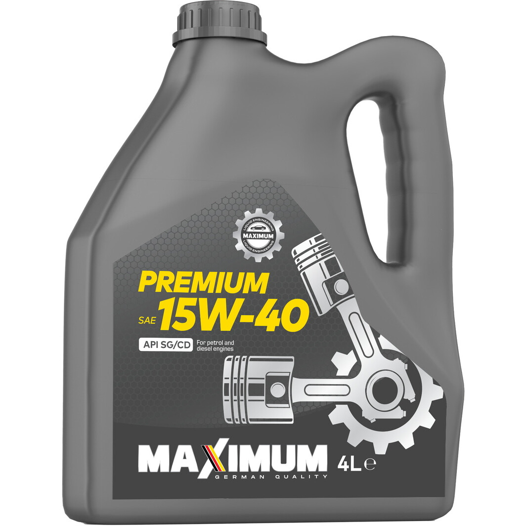 Моторное масло Maximum Premium 15W-40 4 л на Mazda 323