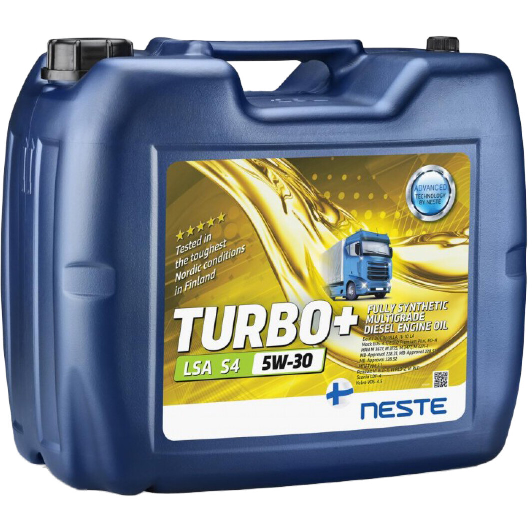 Моторна олива Neste Turbo+ LSA S4 5W-30 на Peugeot 406