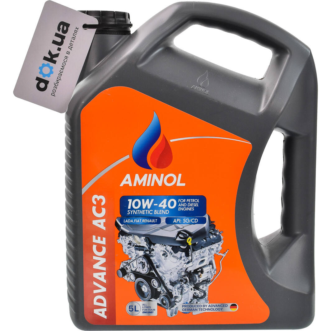 Моторное масло Aminol Advance AC3 10W-40 5 л на Opel Insignia