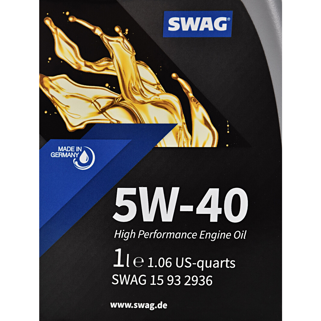 Моторное масло SWAG 5W-40 1 л на Chrysler 300C