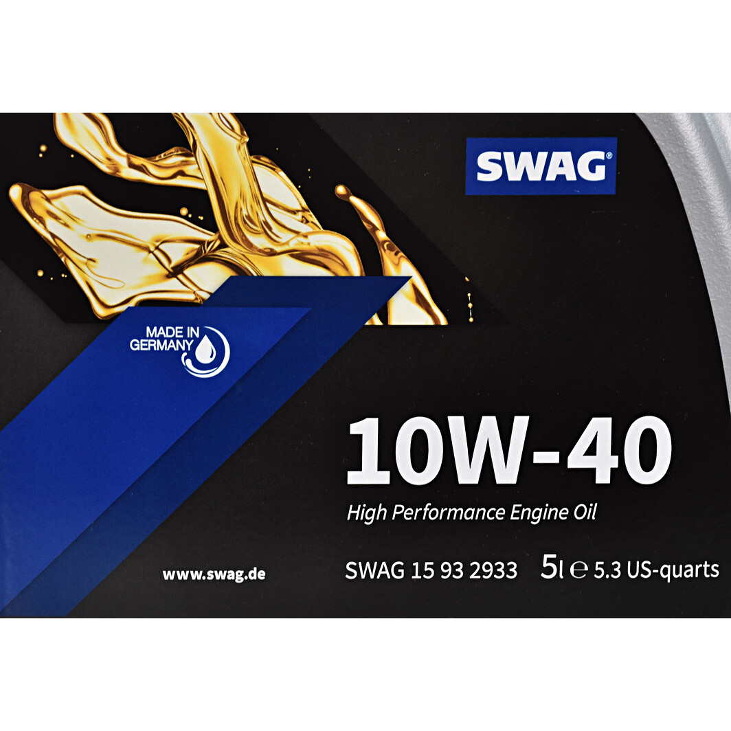 Моторна олива SWAG 10W-40 5 л на Renault Rapid