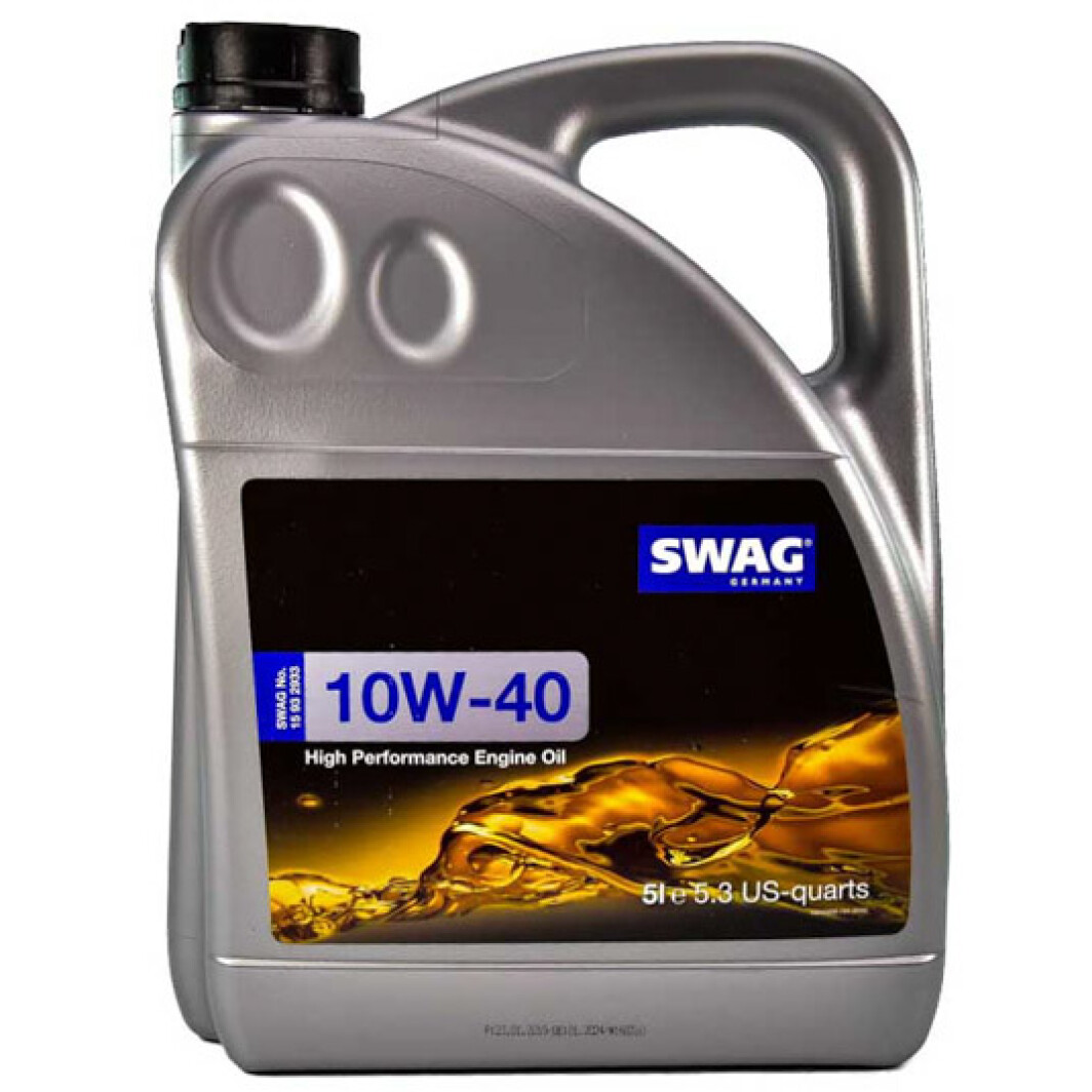 Моторна олива SWAG 10W-40 5 л на Fiat Punto