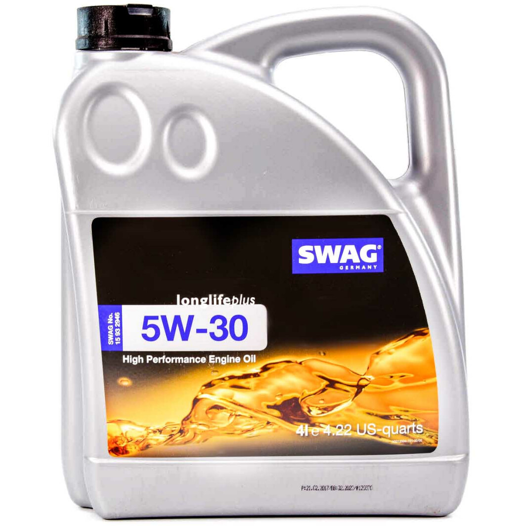 Моторное масло SWAG Longlife Plus 5W-30 4 л на Fiat Cinquecento