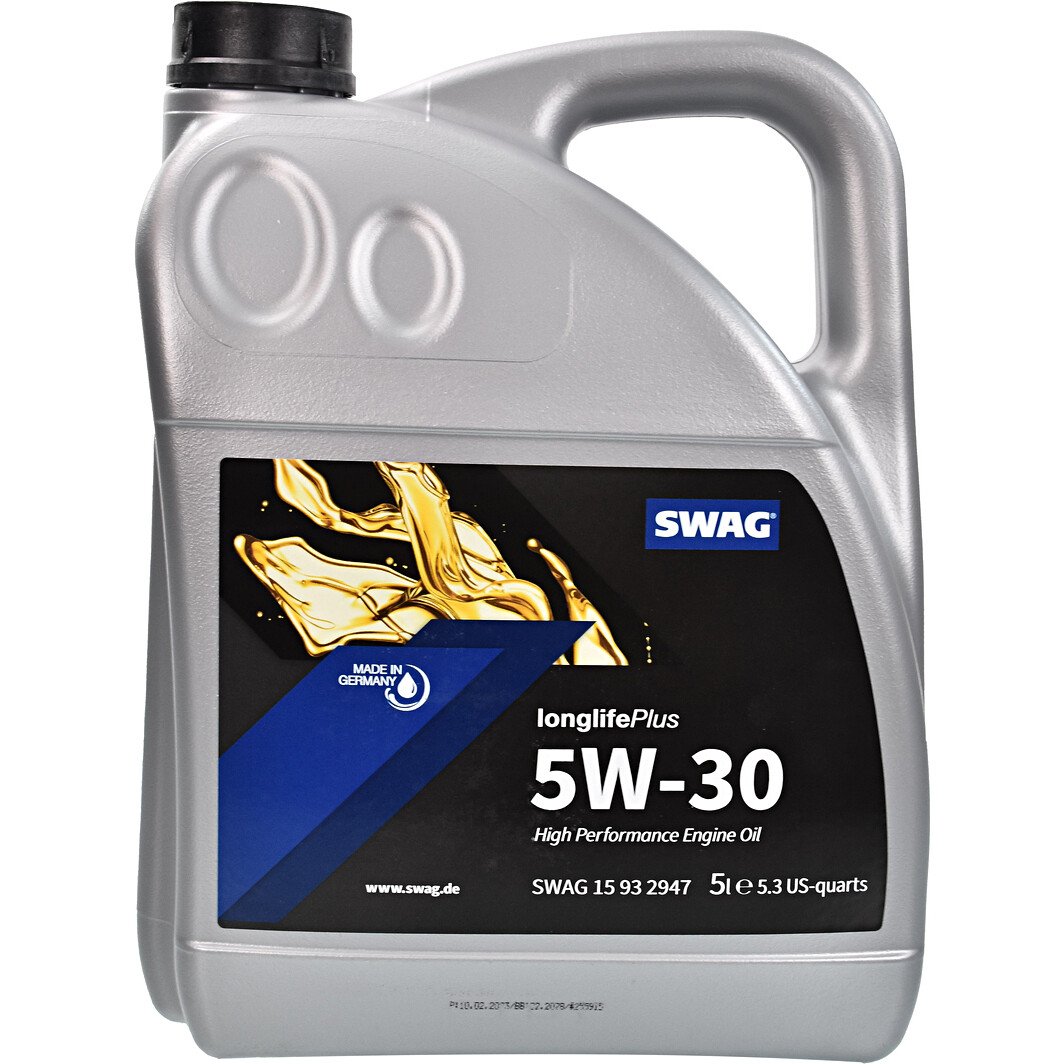 Моторное масло SWAG Longlife Plus 5W-30 для Audi R8 5 л на Audi R8