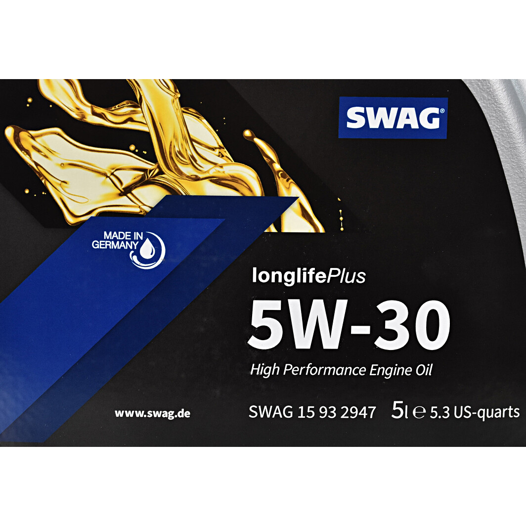 Моторное масло SWAG Longlife Plus 5W-30 для Audi R8 5 л на Audi R8