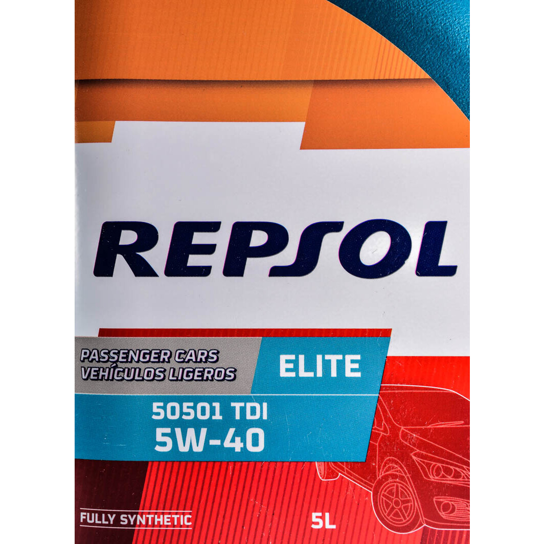 Моторное масло Repsol Elite 50501 TDI 5W-40 5 л на Opel Kadett