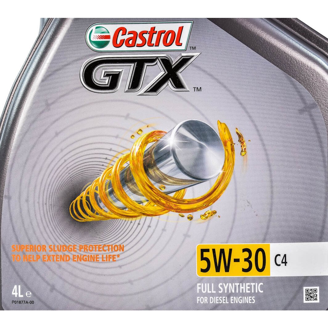 Castrol GTX C4 5W-30 (4 л) моторна олива 4 л