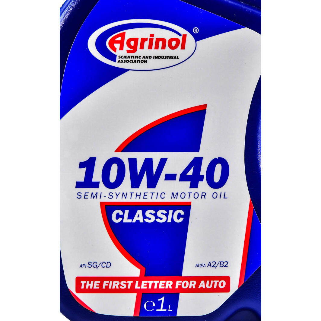 Моторное масло Agrinol Classic 10W-40 1 л на Chevrolet Lumina