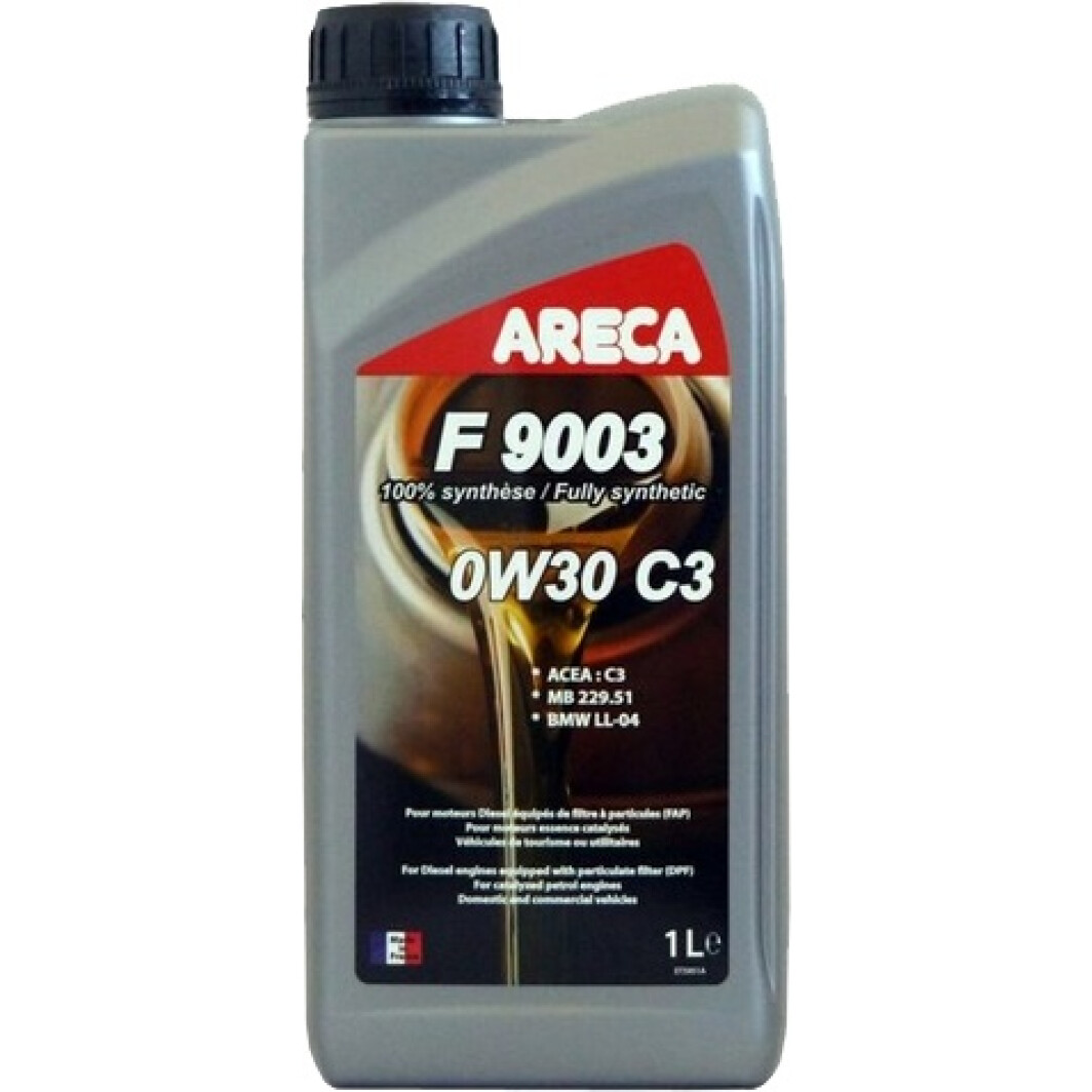 Моторное масло Areca F9003 C3 0W-30 1 л на Ford Fusion