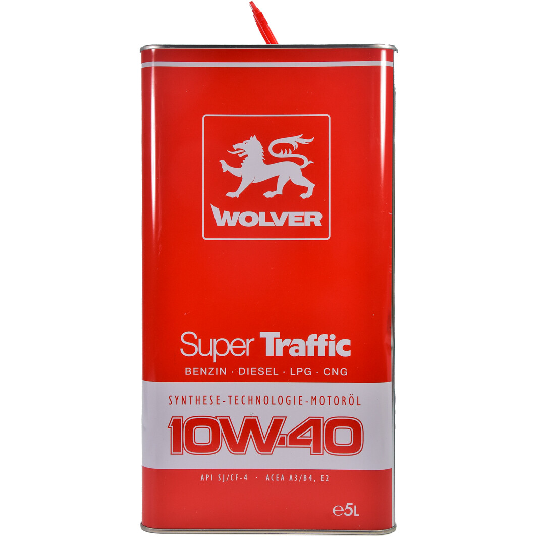 Моторное масло Wolver Super Traffic 10W-40 5 л на Ford Fiesta