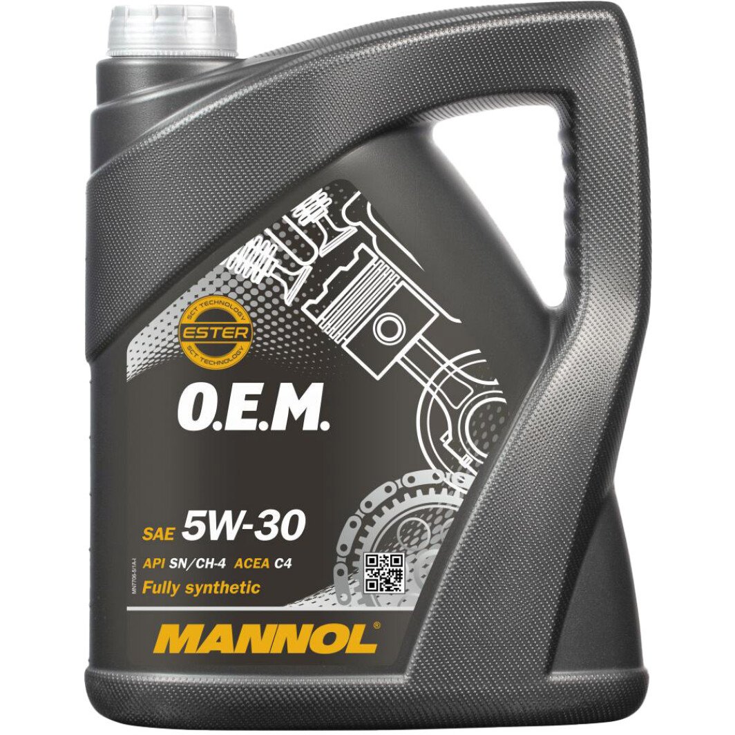 Моторное масло Mannol O.E.M. For Renault Nissan 5W-30 5 л на Toyota Hilux