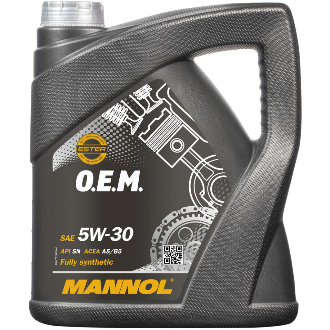 Моторное масло Mannol O.E.M. For Ford Volvo 5W-30 4 л на Land Rover Discovery