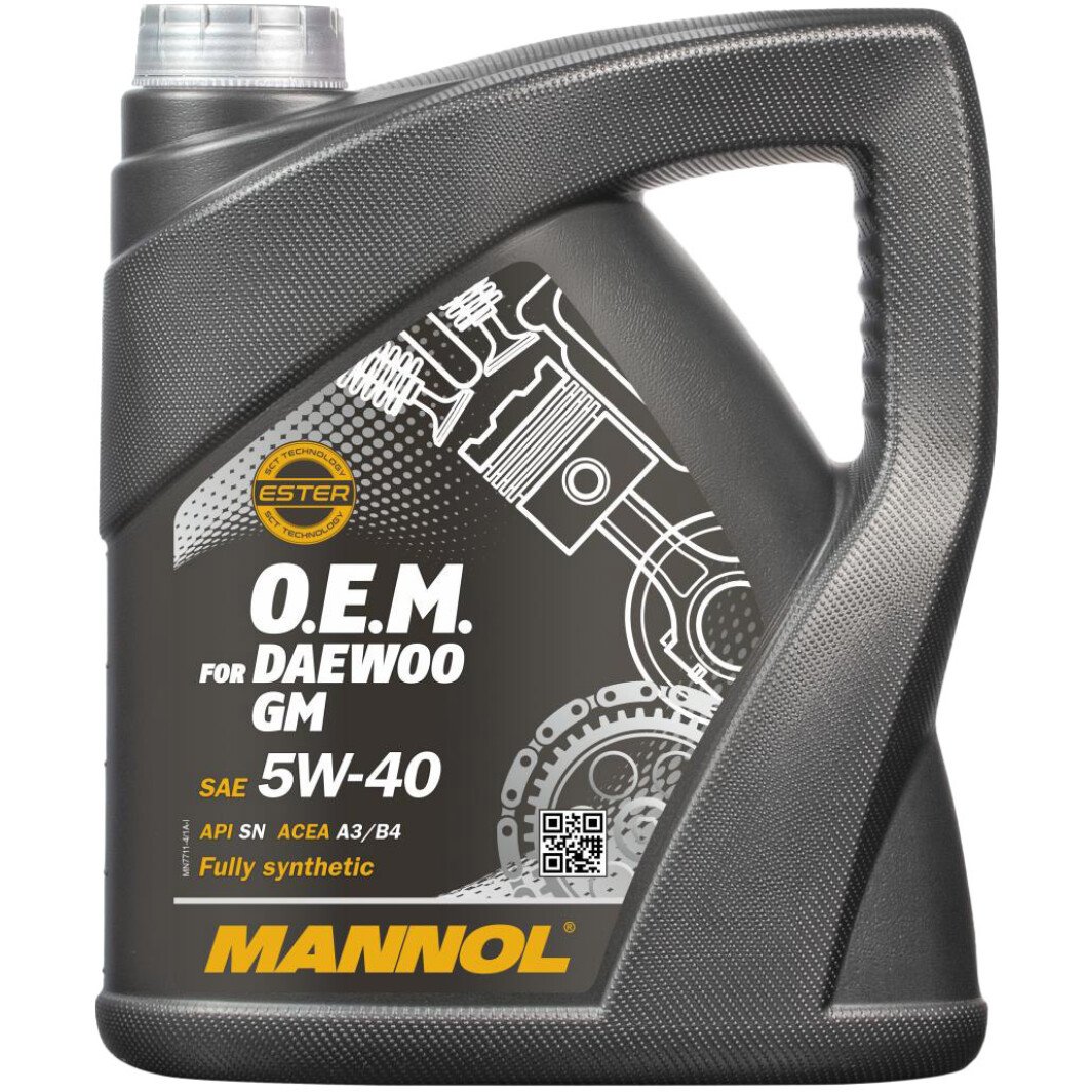 Моторное масло Mannol O.E.M. For Daewoo GM 5W-40 4 л на Chrysler 300M
