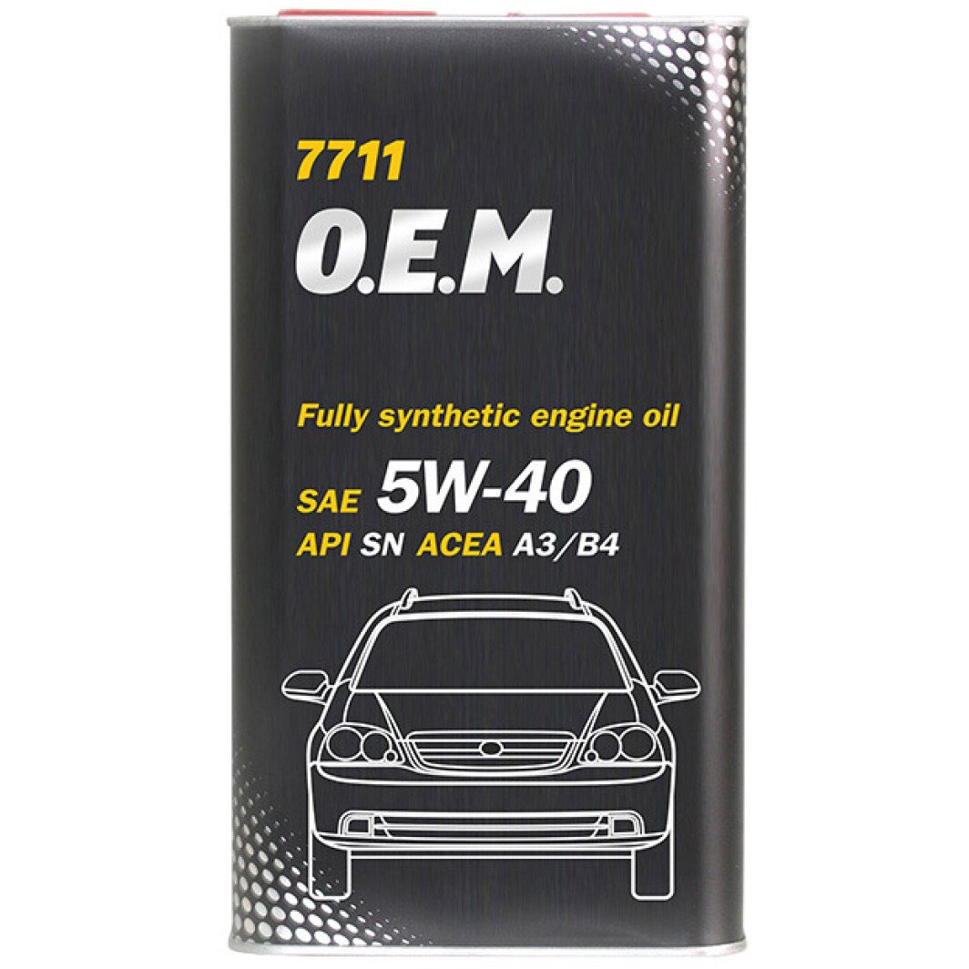 Моторна олива Mannol O.E.M. For Daewoo GM (Metal) 5W-40 4 л на Audi 80