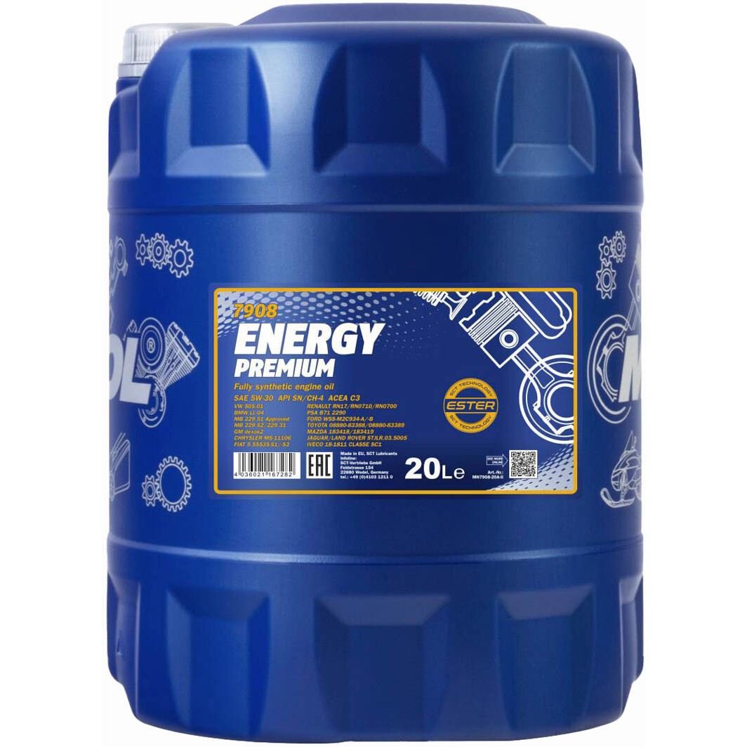 Моторна олива Mannol Energy Premium 5W-30 20 л на Citroen BX