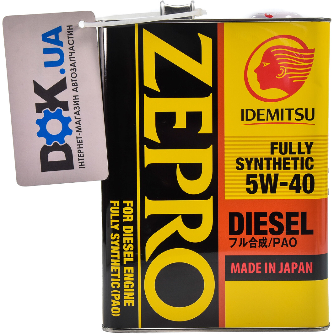 Моторное масло Idemitsu Zepro Diesel 5W-40 4 л на Chrysler Pacifica