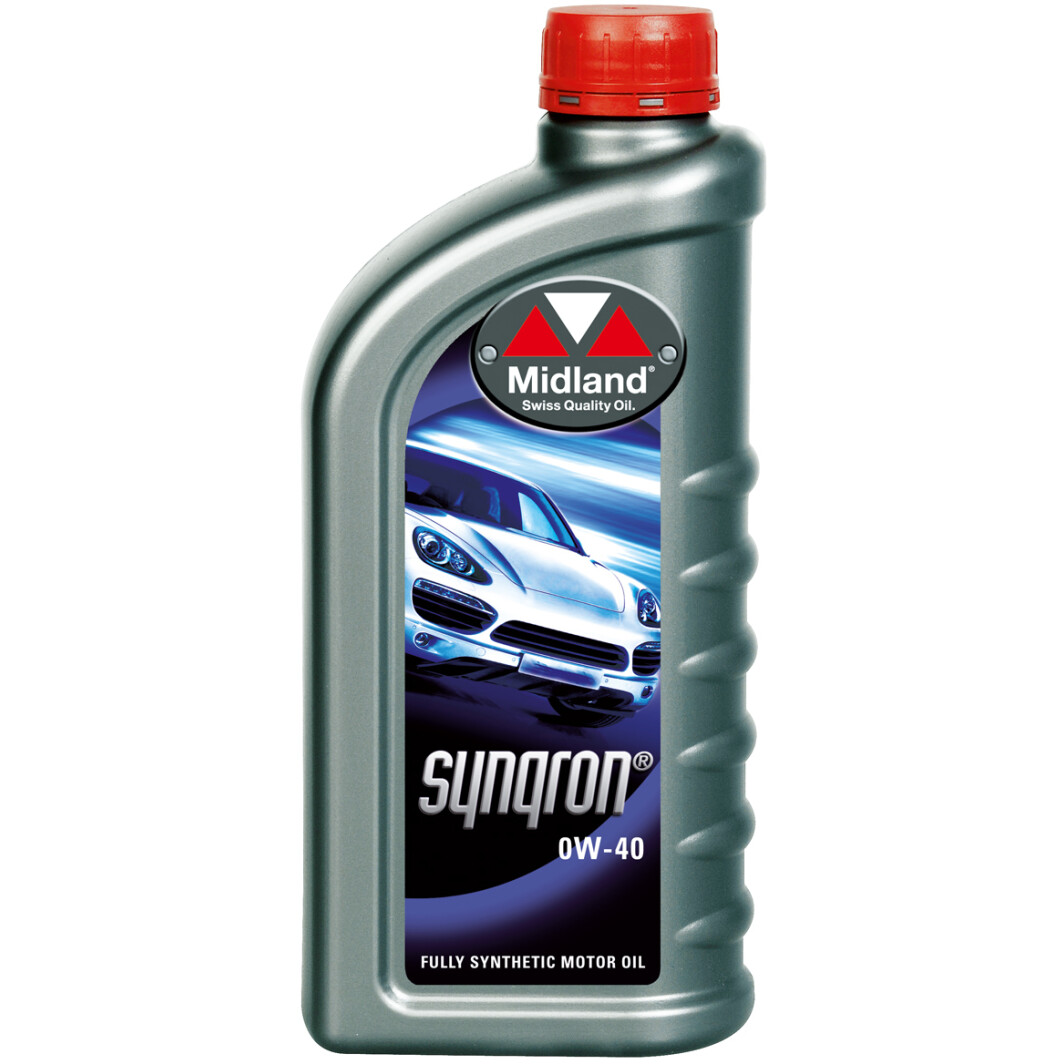 Моторна олива Midland Synqron 0W-40 на Mitsubishi Mirage