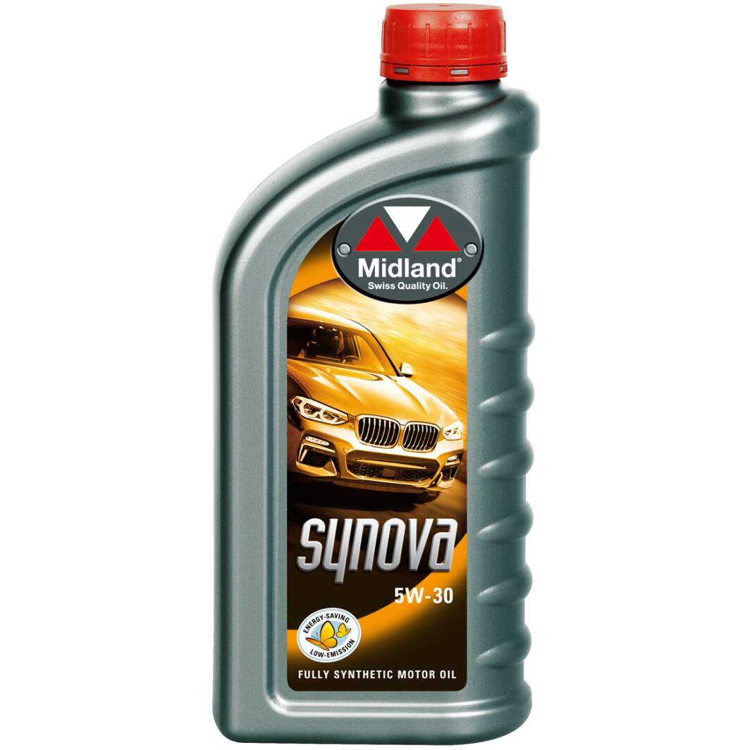 Моторна олива Midland Synova 5W-30 на Opel GT