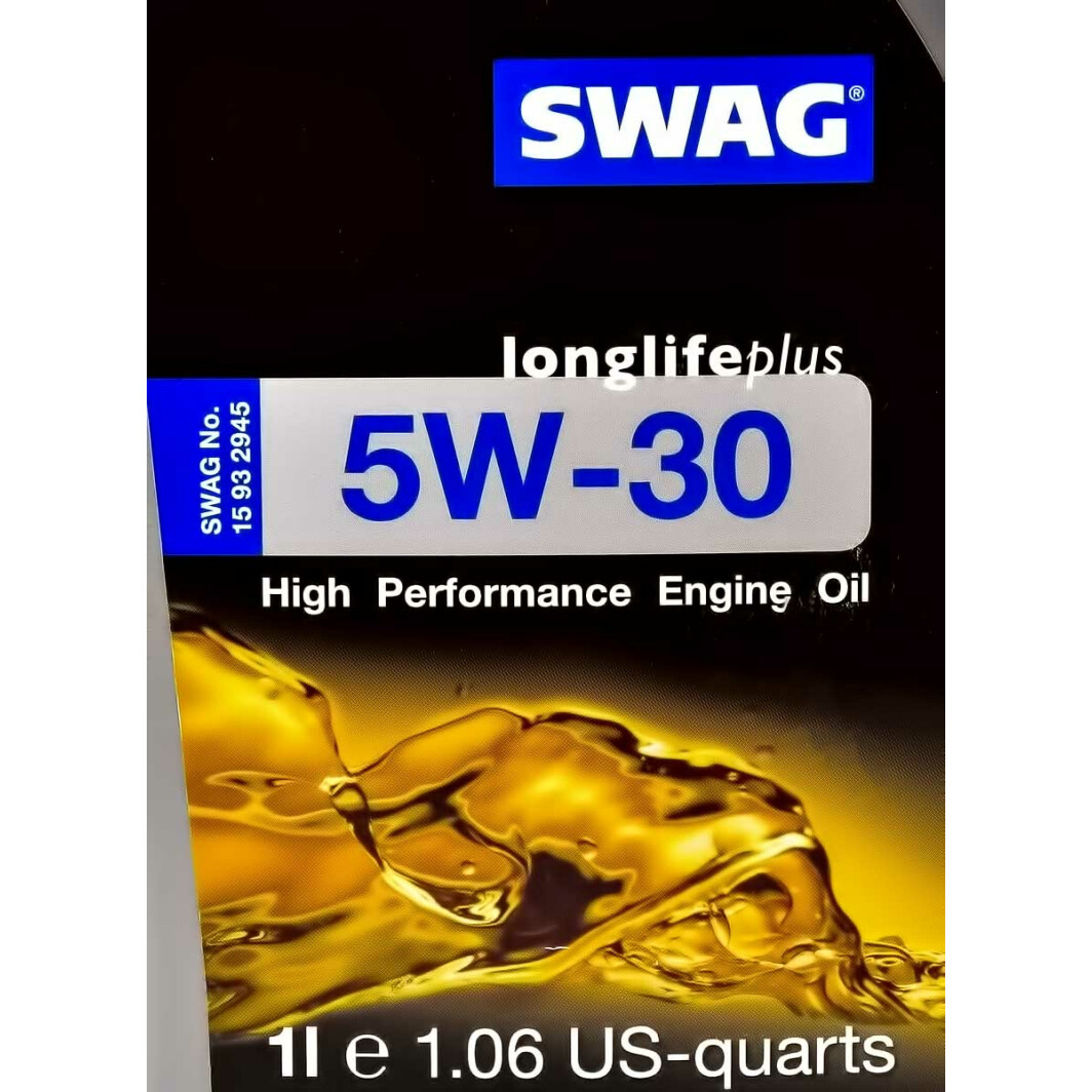 Моторна олива SWAG Longlife Plus 5W-30 1 л на Acura Integra