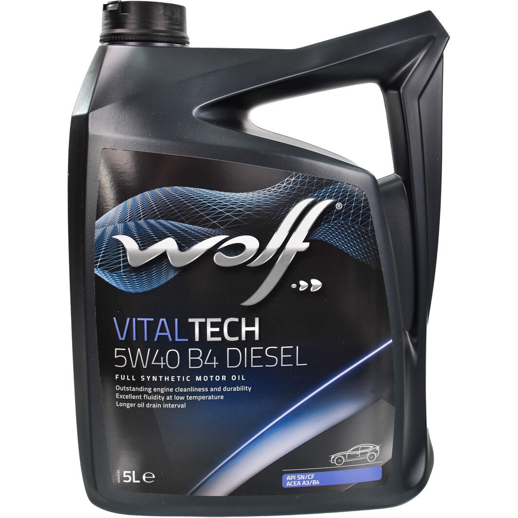 Моторное масло Wolf Vitaltech B4 Diesel 5W-40 5 л на Chevrolet Matiz