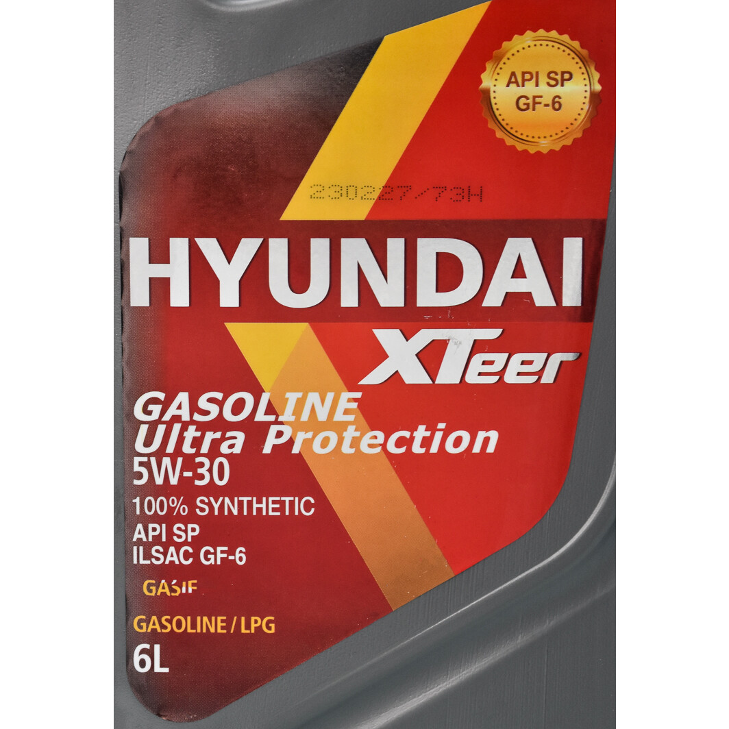 Моторна олива Hyundai XTeer Gasoline Ultra Protection 5W-30 6 л на Renault Trafic