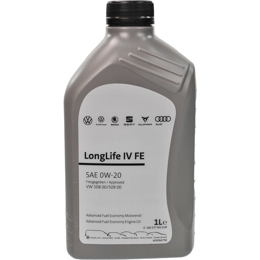 Моторное масло VAG LongLife IV FE 0W-20 1 л на Daihatsu YRV