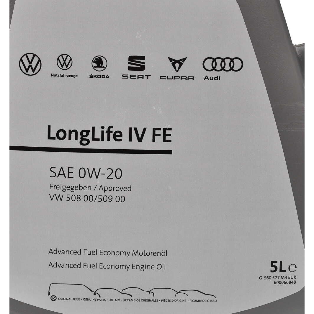 Моторна олива VAG LongLife IV FE 0W-20 5 л на Citroen ZX