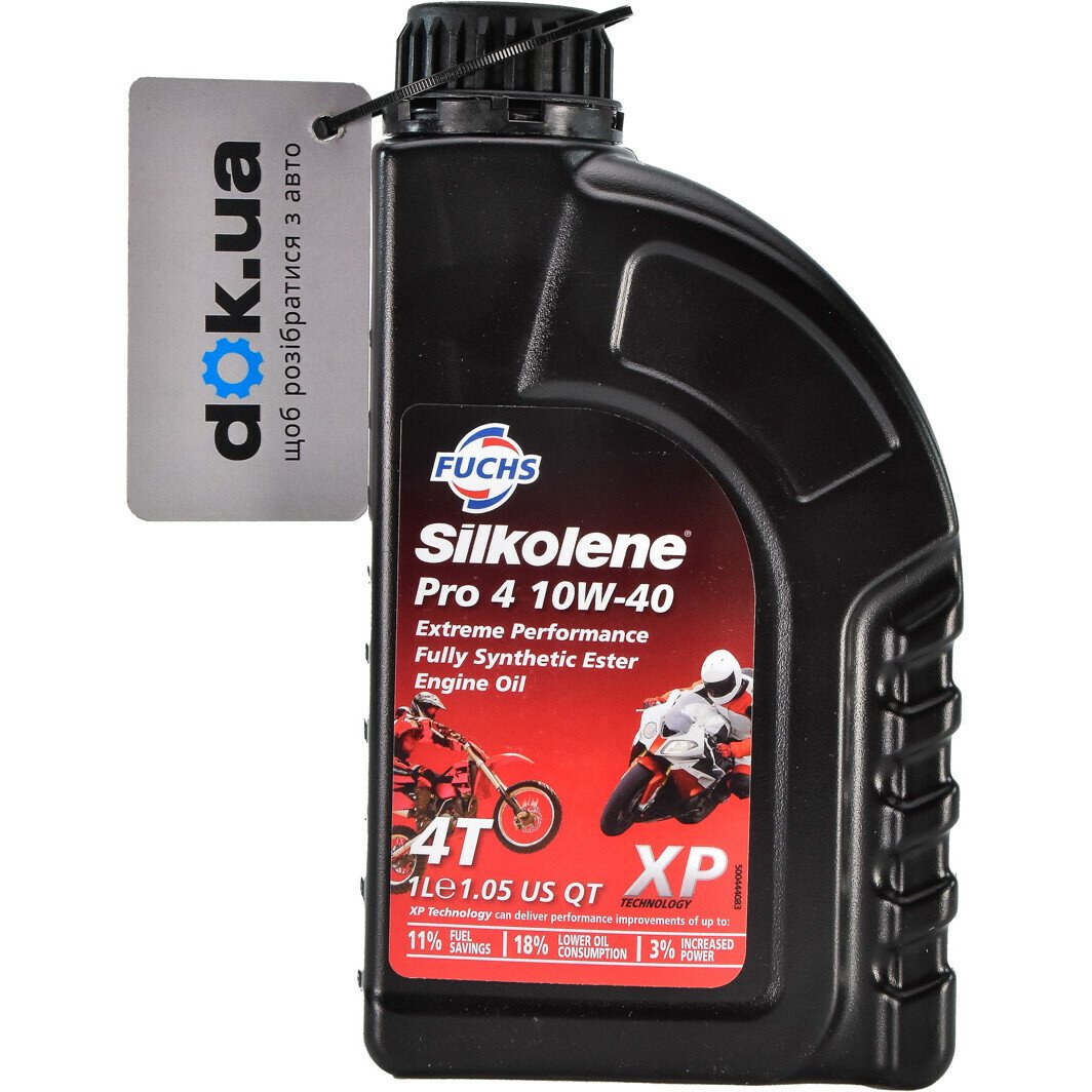 Fuchs Silkolene Pro 4 XP 10W-40 моторное масло 4T