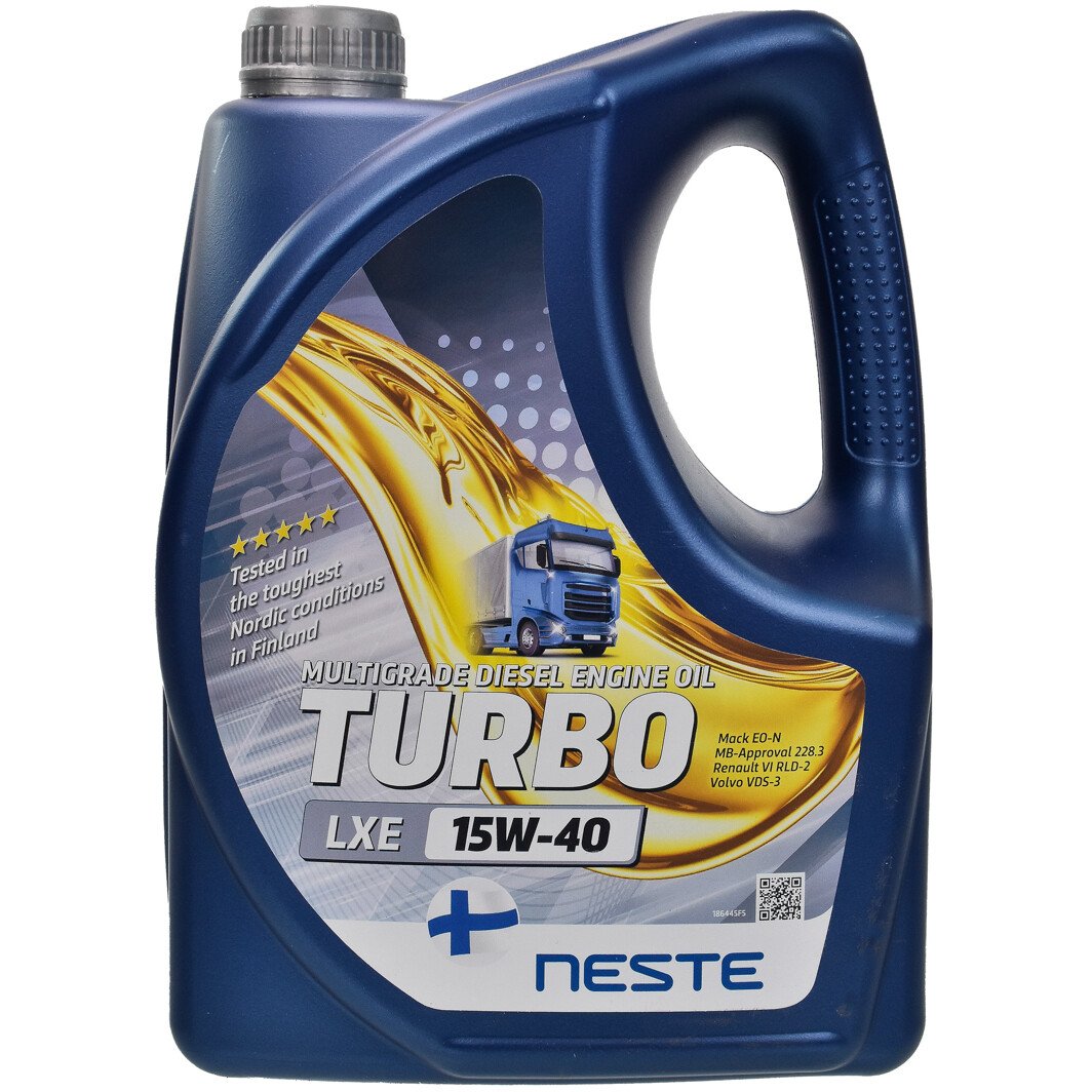 Моторное масло Neste Turbo LXE 15W-40 4 л на Mazda Premacy