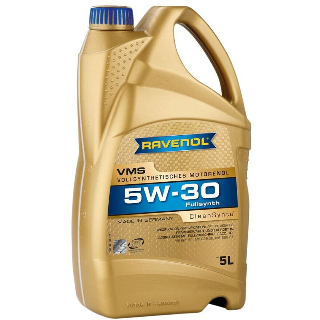 Моторное масло Ravenol VMS 5W-30 5 л на Ford Fusion