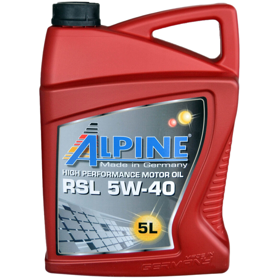 Моторное масло Alpine RSL 5W-40 5 л на Lexus RC