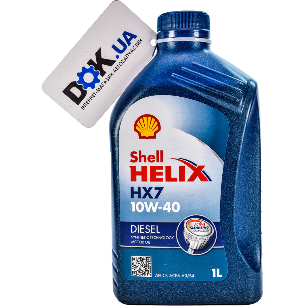 Моторное масло Shell Helix HX7 Diesel 10W-40 для Fiat Ducato 1 л на Fiat Ducato