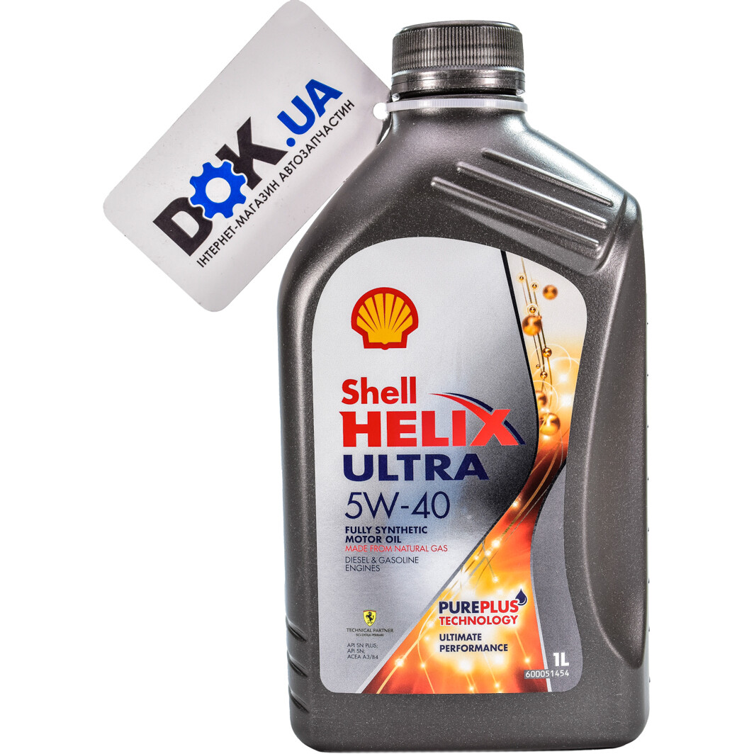 Моторна олива Shell Helix Ultra 5W-40 1 л на Mazda Premacy