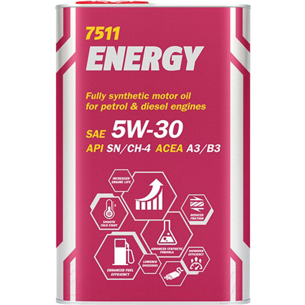 Моторное масло Mannol Energy (Metal) 5W-30 1 л на Hyundai ix35