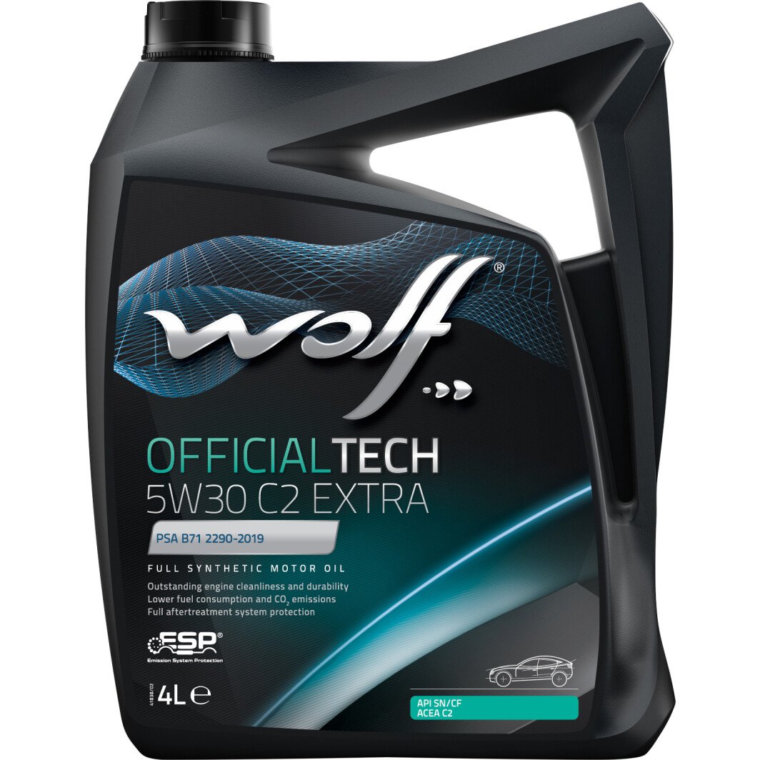 Моторное масло Wolf Officialtech C2 Extra 5W-30 4 л на Lexus IS