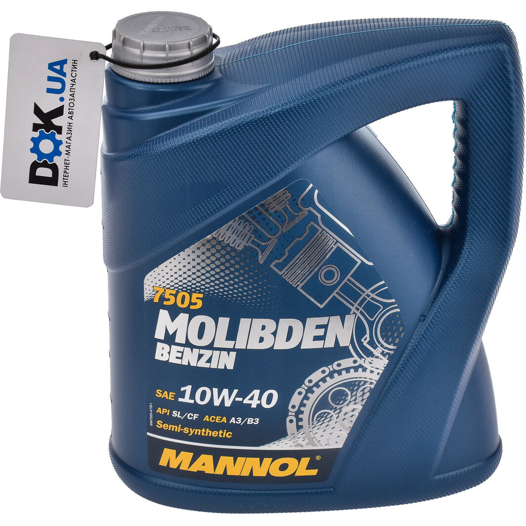Моторное масло Mannol Molibden 10W-40 4 л на Dacia Lodgy