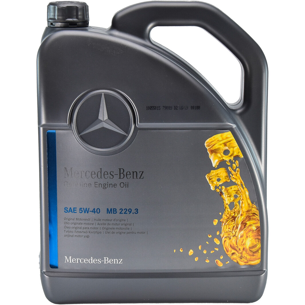 Моторна олива Mercedes-Benz MB 229.3 5W-40 5 л на BMW 1 Series