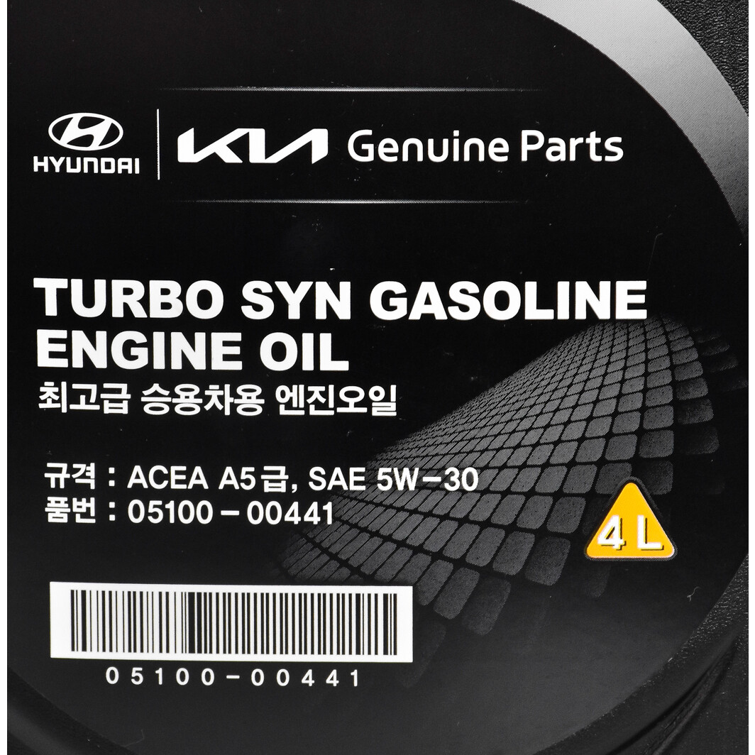 Моторное масло Hyundai Turbo Syn 5W-30 4 л на Renault Grand Scenic